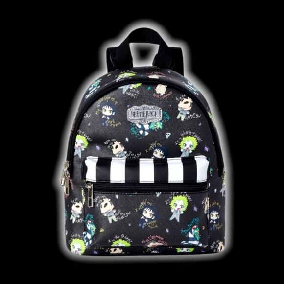 NEW BETTLEJUICE Mini Backpack Anime Manga - Picture 2 of 8